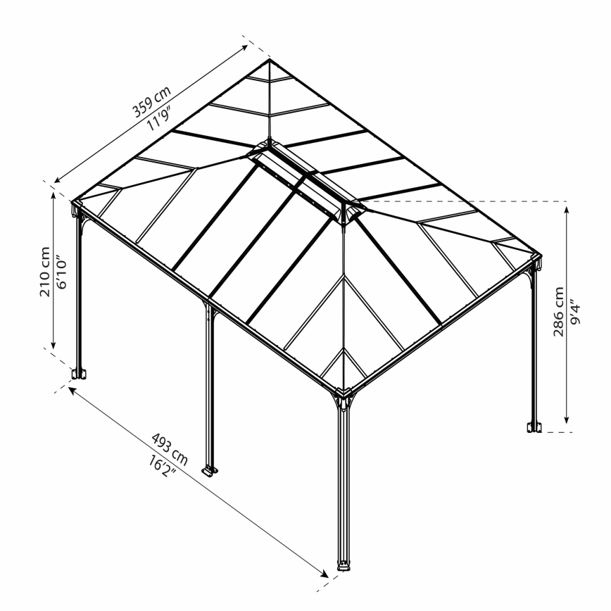 Pavillon, Martinique 5000, antracitgrå